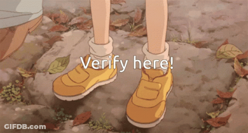Yellow Shoes Verify Here GIF