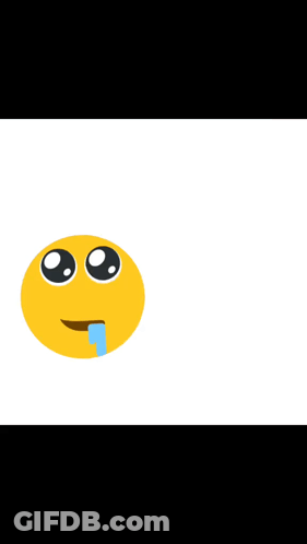Yellow Smiley Crying Tear From Mouth GIF