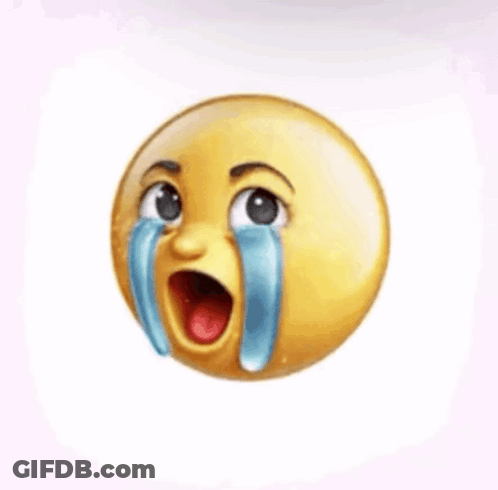 Yellow Smiley Crying With Wand GIF