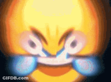Yellow Smiley Face Crying GIF
