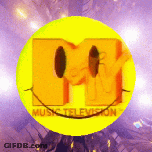 Yellow Smiley Face Music Television GIF