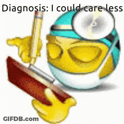 Yellow Smiley Face Wearing Doctor Hat And Glasses Holding Pen And Book GIF