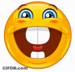 Yellow Smiley Face With Big Smile GIF