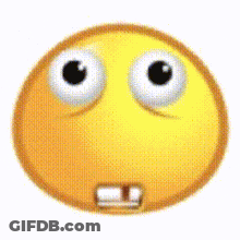 Yellow Smiley Face With Braces GIF