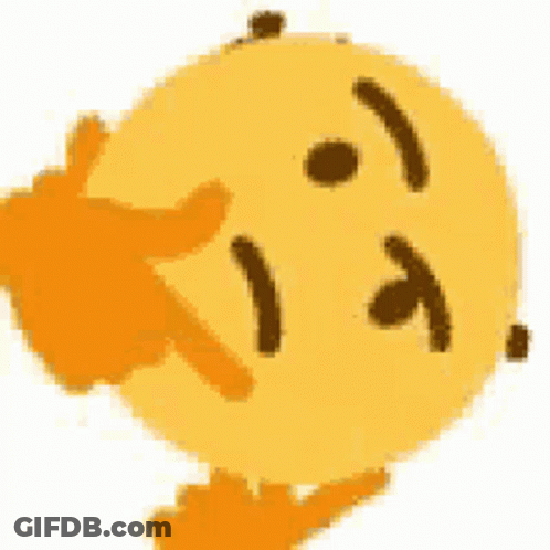 Yellow Smiley Face With Hand Pointing GIF