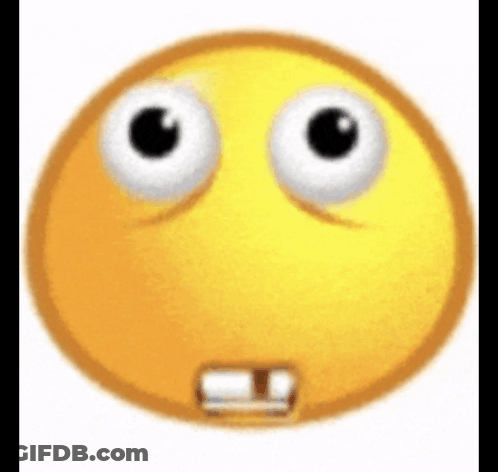 Yellow Smiley Face With Missing Tooth GIF