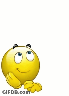 Yellow Smiley Face With Pointing Hand GIF