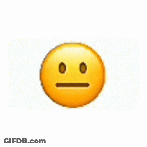 Yellow Smiley Face With Smirk GIF