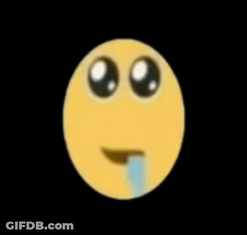 Yellow Smiley Face With Tear GIF