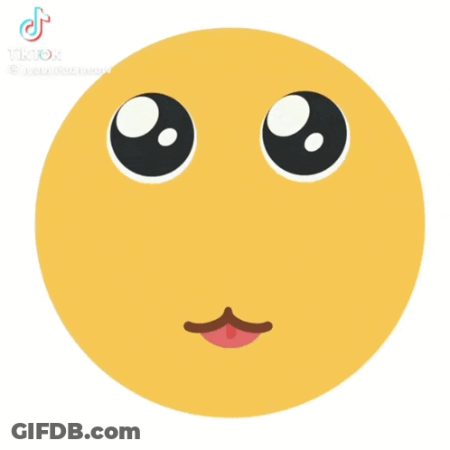 Yellow Smiley Face With Tongue Out GIF