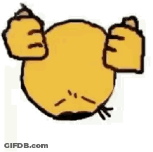 Yellow Smiley Fists Up Mouth Open GIF