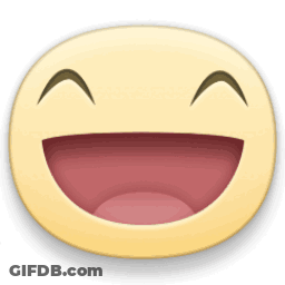 Yellow Smiley Laughing GIF