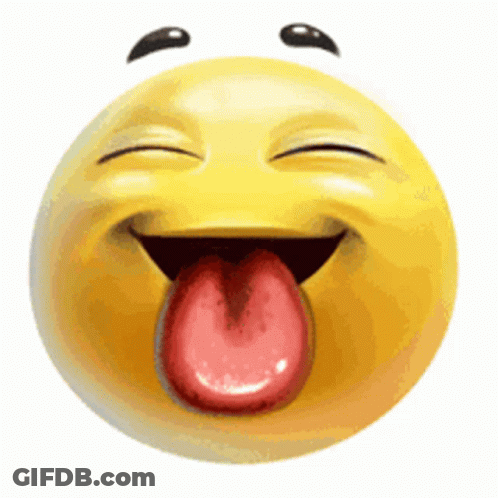 Yellow Smiley Sticking Out Tongue GIF