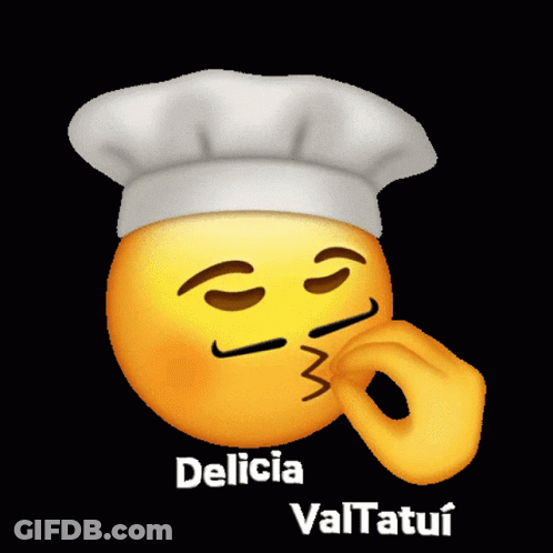 Yellow Smiley Wearing Chef Hat GIF