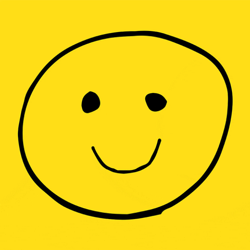 Yellow Smiley Winky Face GIF