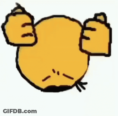 Yellow Smiley With Fist In Air GIF