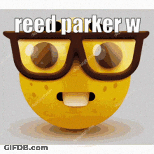 Yellow Smiley With Glasses Reed Parker GIF