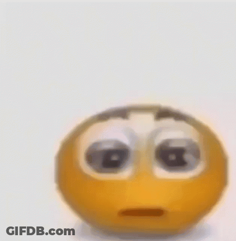 Yellow Smiley With Holy Molly Speech Bubble GIF