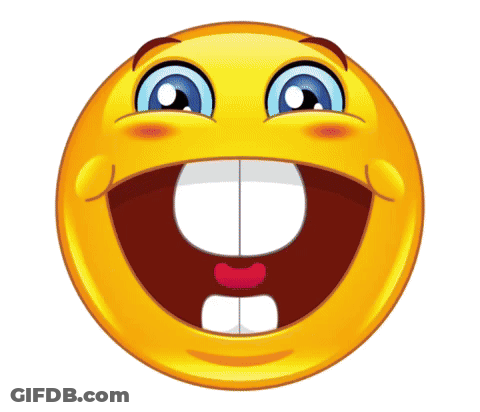 Yellow Smiley With Missing Tooth GIF