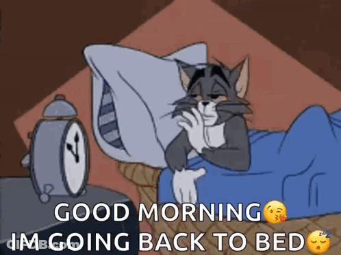 Yellow Smiley With Towel Saying Good Morning GIF