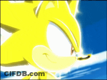 Yellow Sonic The Hedgehog Blue Sky GIF