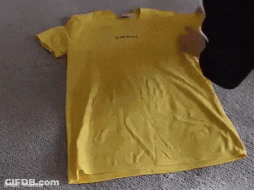 Yellow T-Shirt Saying I Am Enough GIF