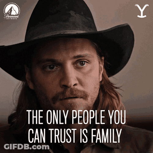 Yellowstone Kayce Dutton Trust Family GIF