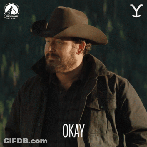 Yellowstone Rip Wheeler Nodding Agree Okay GIF