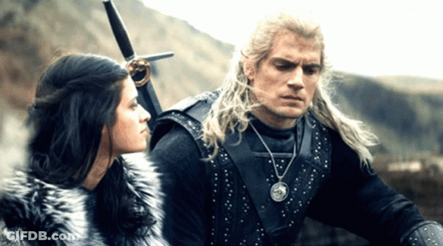 Yennefer And Geralt Witcher GIF