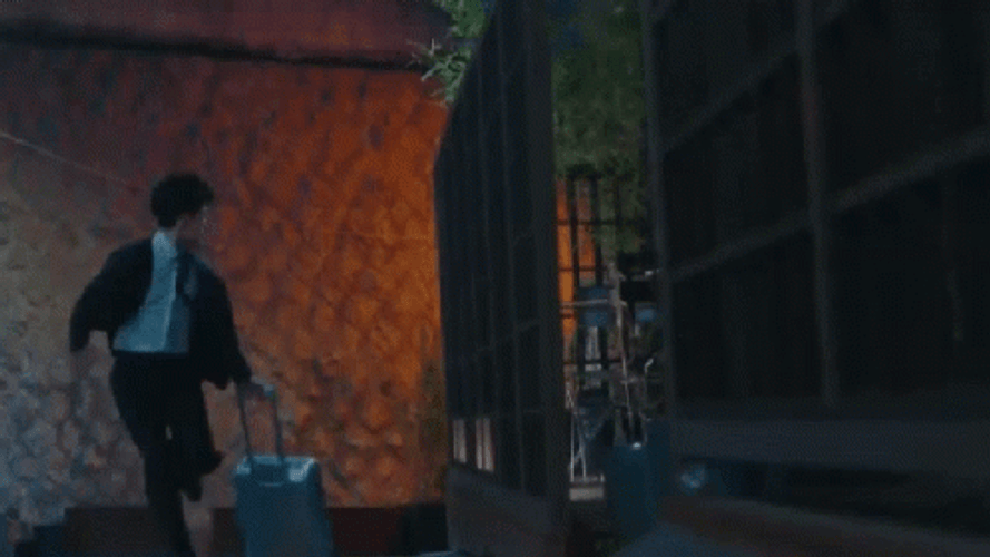 Yeo Jin Goo Running Away GIF