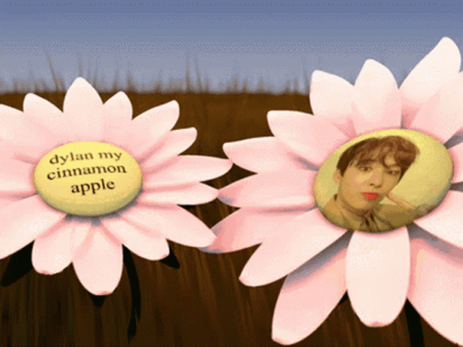 Yeonjae Dylan In Blooming Flower Apple GIF