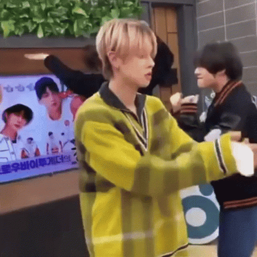 Yeonjun Full Of Life Twerking Among Us Meme GIF