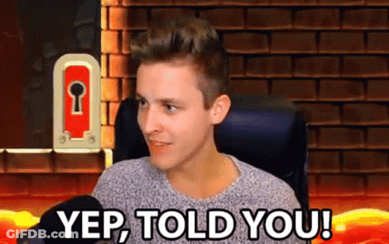 Yep Told You So Redfalcon GIF