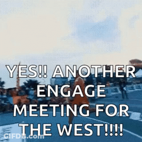 Yes! Another Engagement Meeting Sign GIF