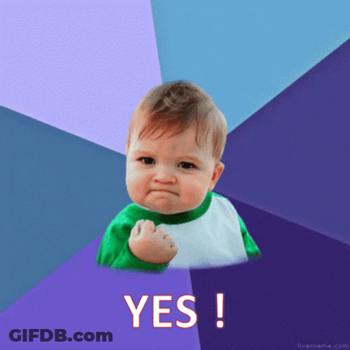 Yes Cute Baby Fist Hand GIF