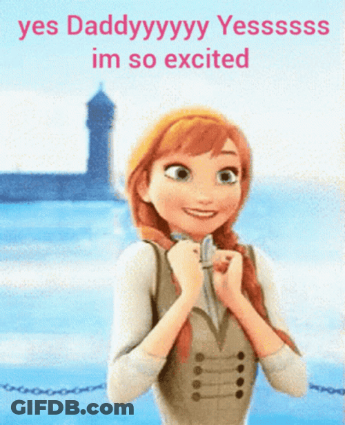 Yes Daddy Anna On Frozen GIF