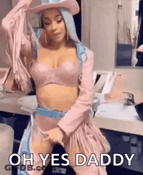 Yes Daddy Cardi B GIF