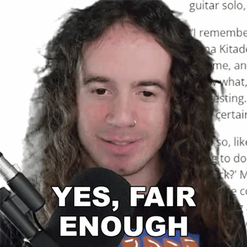 Yes Fair Enough Bradley Hall GIF