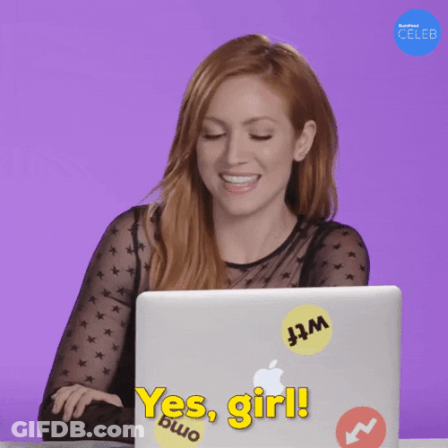 Yes Girl Brittany Snow GIF