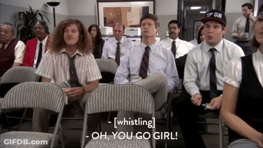 Yes Girl Workaholics Adam Blake Anders GIF