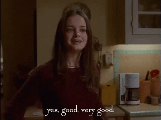 Yes Good Rory Gilmore GIF