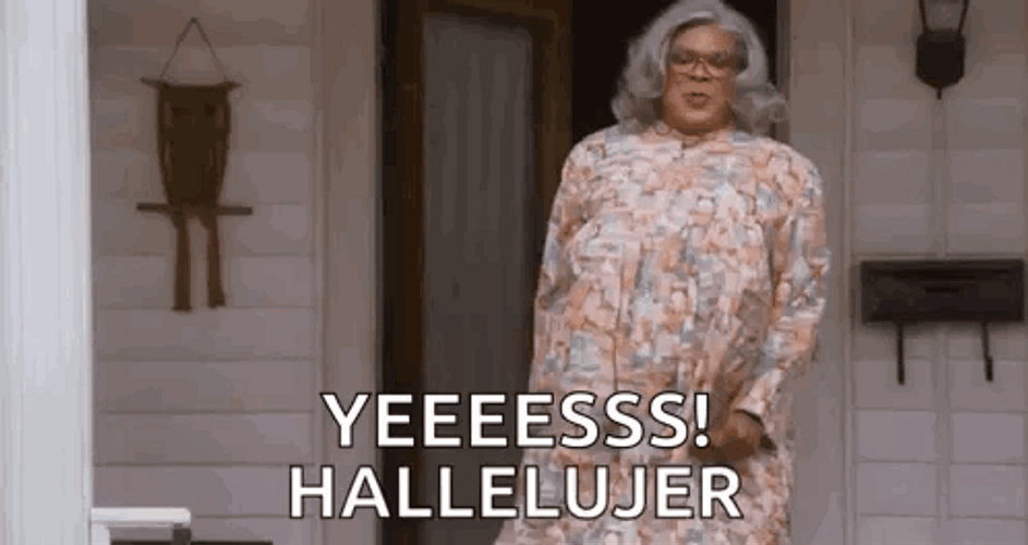Yes Hallelujer Tyler Perry GIF