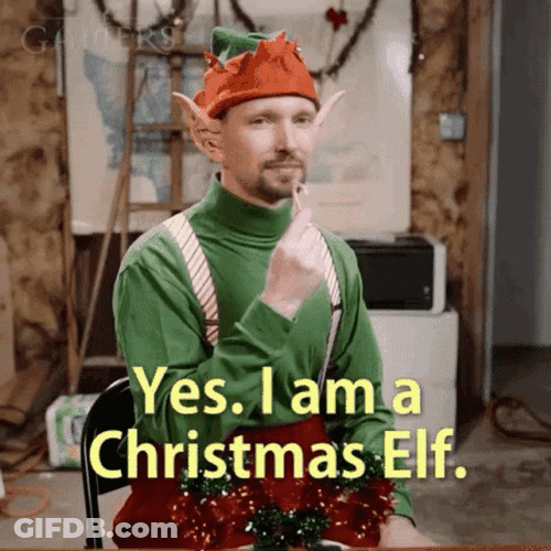 Yes I Am Christmas Elf GIF