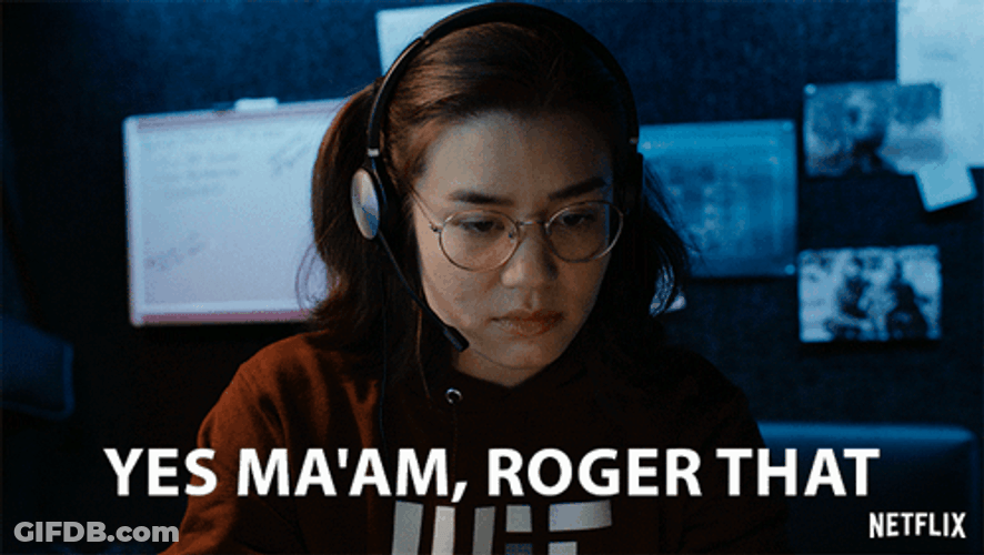 Yes Ma'am Roger That GIF