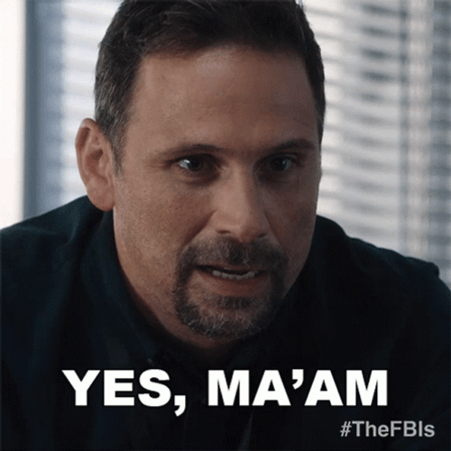 Yes Maam Jubal Valentine GIF
