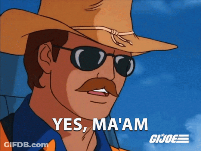 Yes Maam Wild Bill GIF