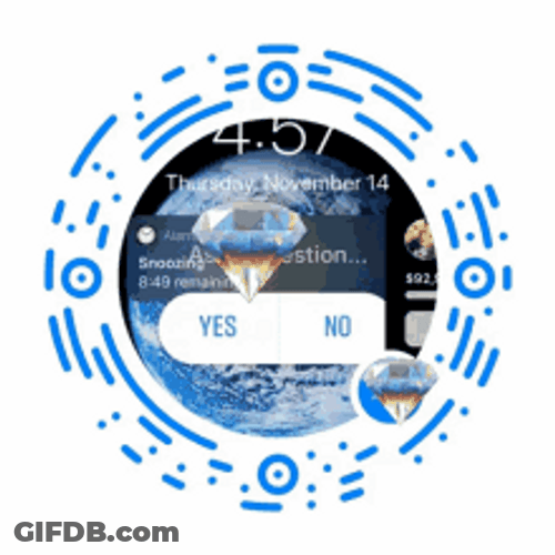 Yes No Diamond Facebook GIF