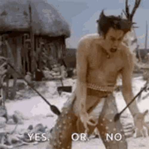Yes No Elf GIF