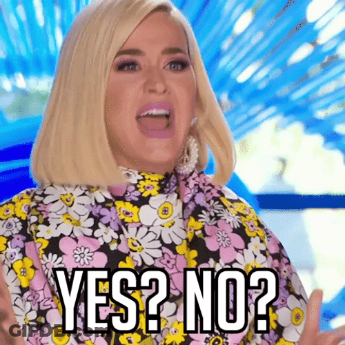 Yes Or No Katy Perry American Idol GIF