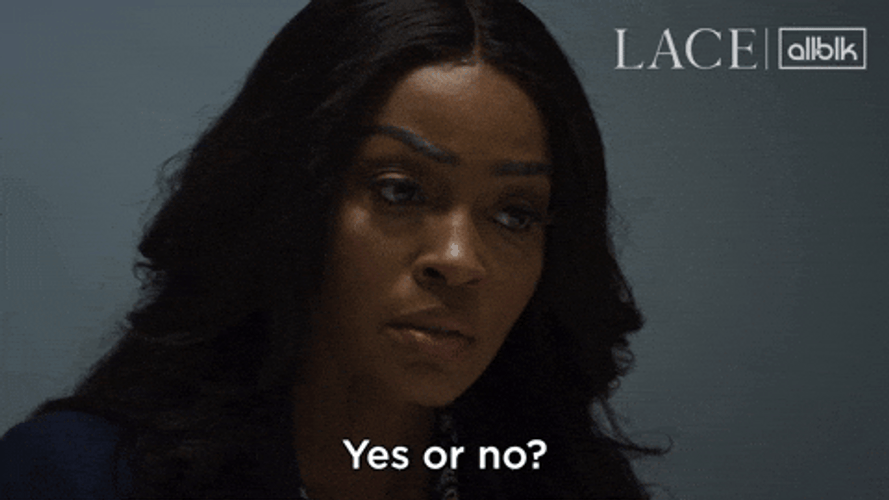 Yes Or No Lace Lacey McCullough GIF